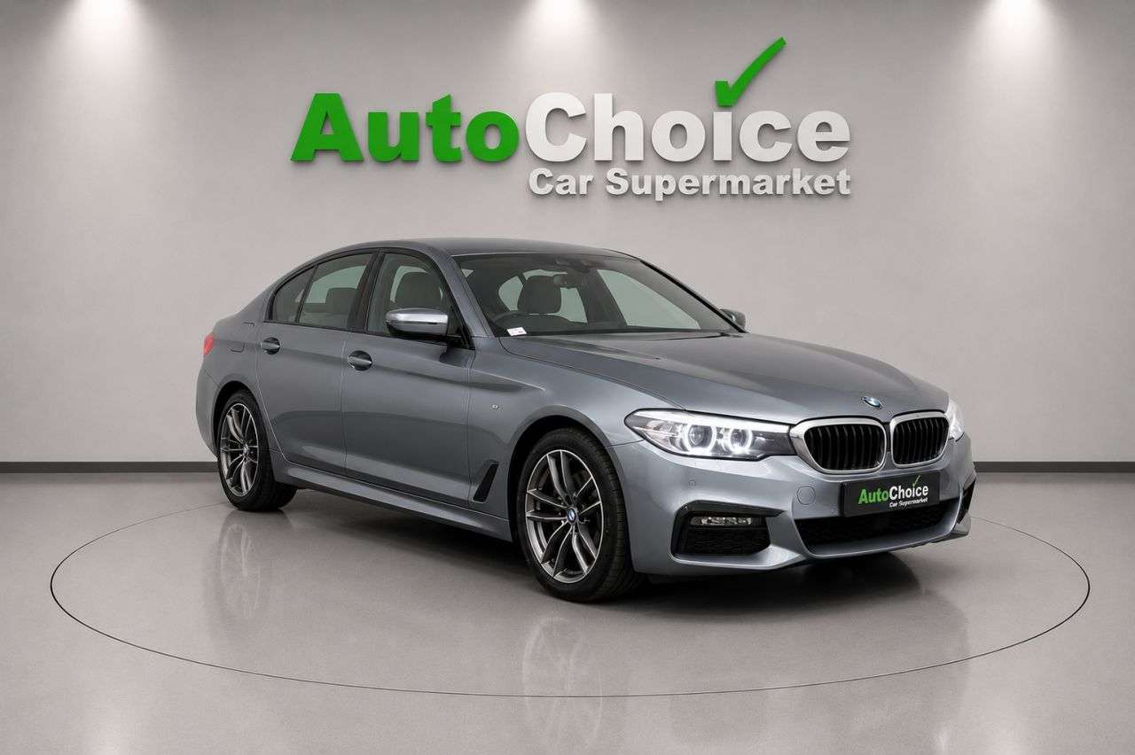 A 2019 BMW 5 SERIES 2.0 520d MHT M Sport Saloon 4dr Diesel Hybrid Auto Euro 6 (s/s) (190 ps) in A 2019 BMW 5 SERIES 2.0 520d MHT M Sport Saloon 4dr Diesel Hybrid Auto Euro 6 (s/s) (190 ps) in