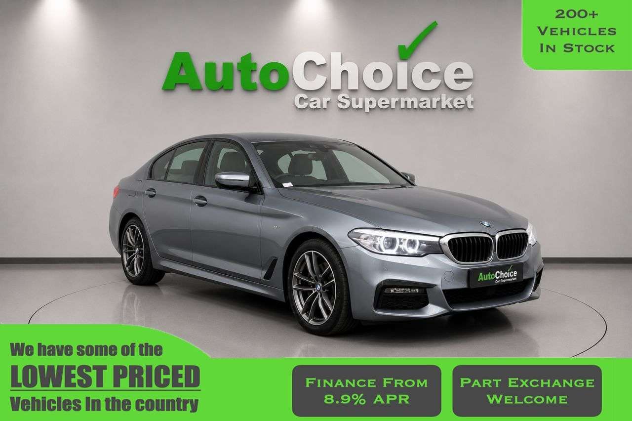 A 2019 BMW 5 SERIES 2.0 520d MHT M Sport Saloon 4dr Diesel Hybrid Auto Euro 6 (s/s) (190 ps) in A 2019 BMW 5 SERIES 2.0 520d MHT M Sport Saloon 4dr Diesel Hybrid Auto Euro 6 (s/s) (190 ps) in