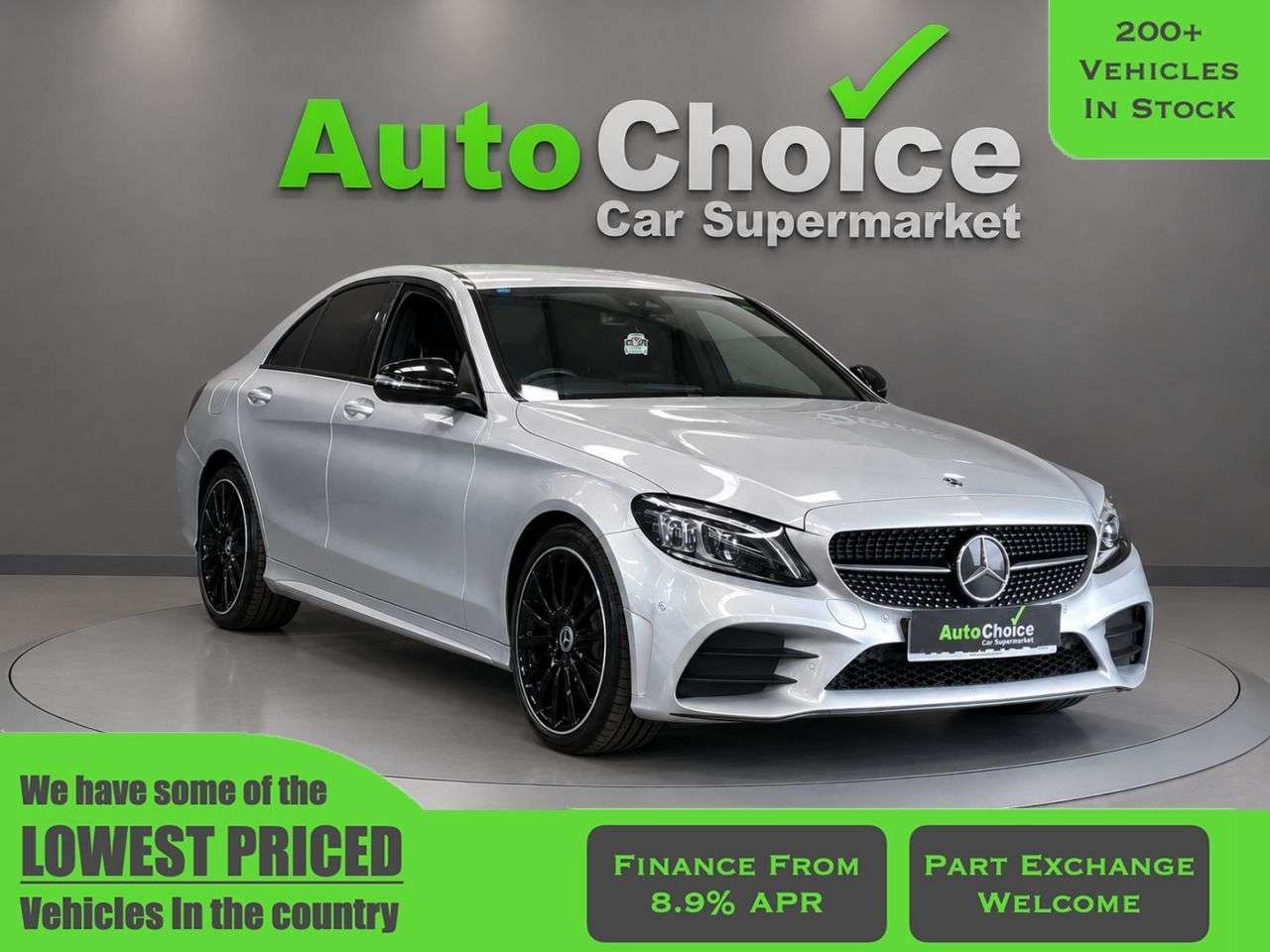 A 2021 MERCEDES-BENZ C-CLASS 2.0 C220d AMG Line Night Edition (Premium) Saloon 4dr Diesel G-Tronic+ Euro A 2021 MERCEDES-BENZ C-CLASS 2.0 C220d AMG Line Night Edition (Premium) Saloon 4dr Diesel G-Tronic+ Euro