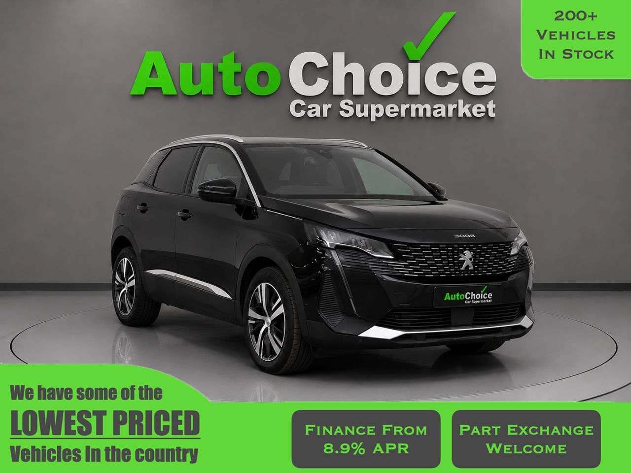 A 2021 PEUGEOT 3008 1.2 PureTech Allure Premium SUV 5dr Petrol Manual Euro 6 (s/s) (130 ps) in A 2021 PEUGEOT 3008 1.2 PureTech Allure Premium SUV 5dr Petrol Manual Euro 6 (s/s) (130 ps) in