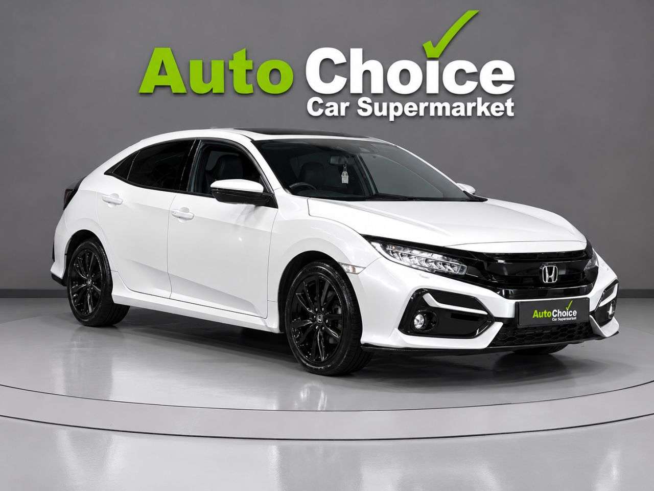 A 2021 HONDA CIVIC 1.0 VTEC Turbo EX Hatchback 5dr Petrol CVT Euro 6 (s/s) (126 ps) in Blackbu A 2021 HONDA CIVIC 1.0 VTEC Turbo EX Hatchback 5dr Petrol CVT Euro 6 (s/s) (126 ps) in Blackbu