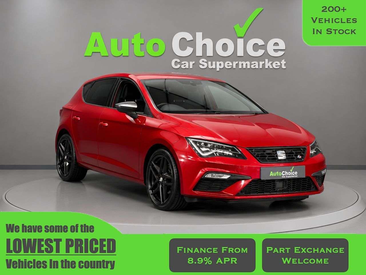 A 2020 SEAT LEON 1.5 TSI EVO FR Black Edition Hatchback 5dr Petrol DSG Euro 6 (s/s) (150 ps) A 2020 SEAT LEON 1.5 TSI EVO FR Black Edition Hatchback 5dr Petrol DSG Euro 6 (s/s) (150 ps)