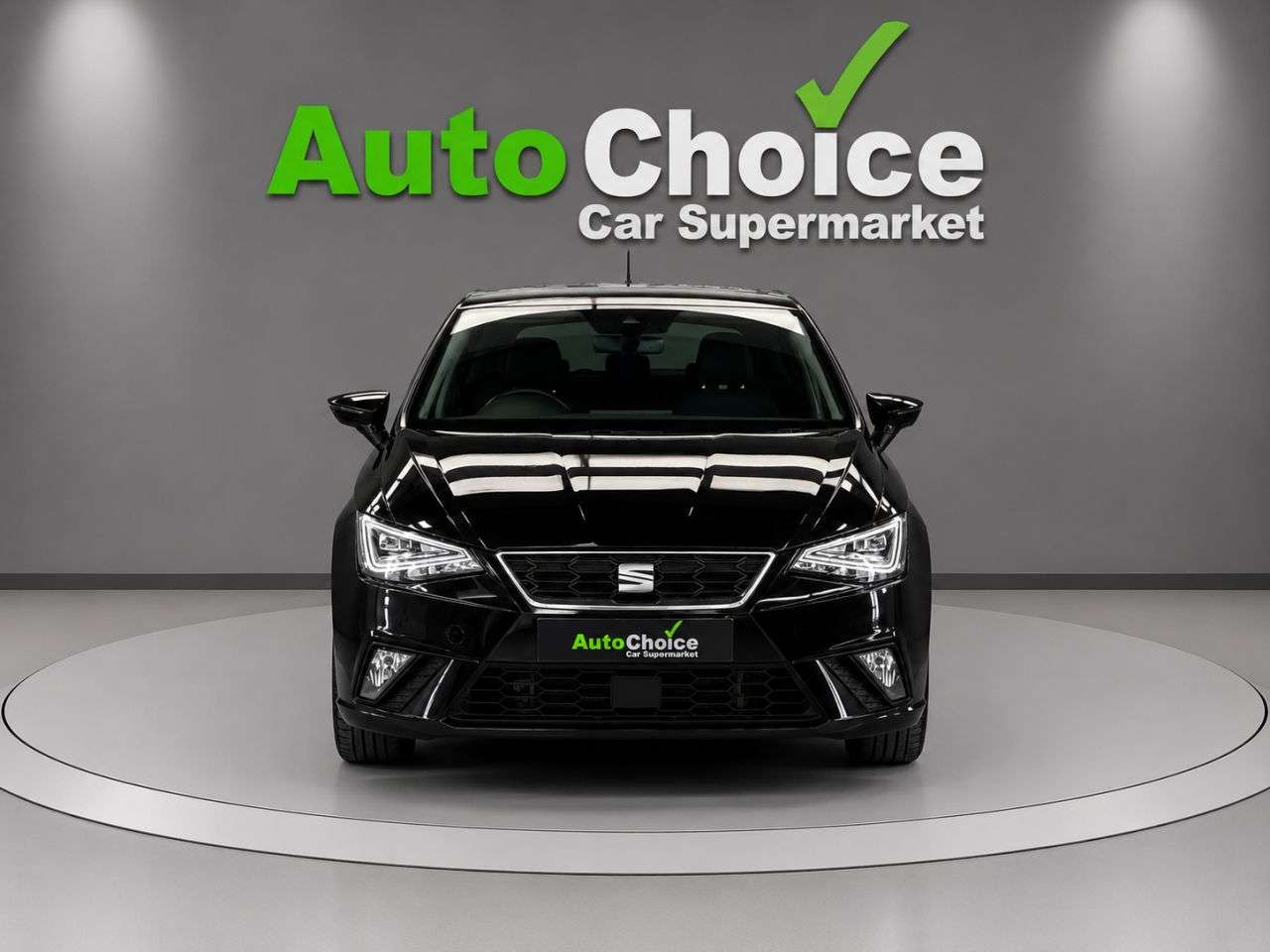 A 2023 SEAT IBIZA 1.0 TSI FR Sport Hatchback 5dr Petrol Manual Euro 6 (s/s) (110 ps) in Black A 2023 SEAT IBIZA 1.0 TSI FR Sport Hatchback 5dr Petrol Manual Euro 6 (s/s) (110 ps) in Black