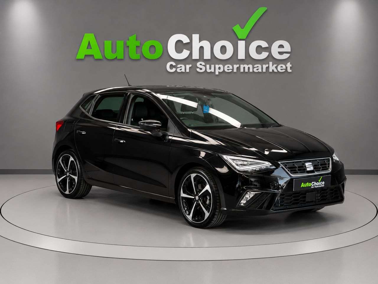 A 2023 SEAT IBIZA 1.0 TSI FR Sport Hatchback 5dr Petrol Manual Euro 6 (s/s) (110 ps) in Black A 2023 SEAT IBIZA 1.0 TSI FR Sport Hatchback 5dr Petrol Manual Euro 6 (s/s) (110 ps) in Black