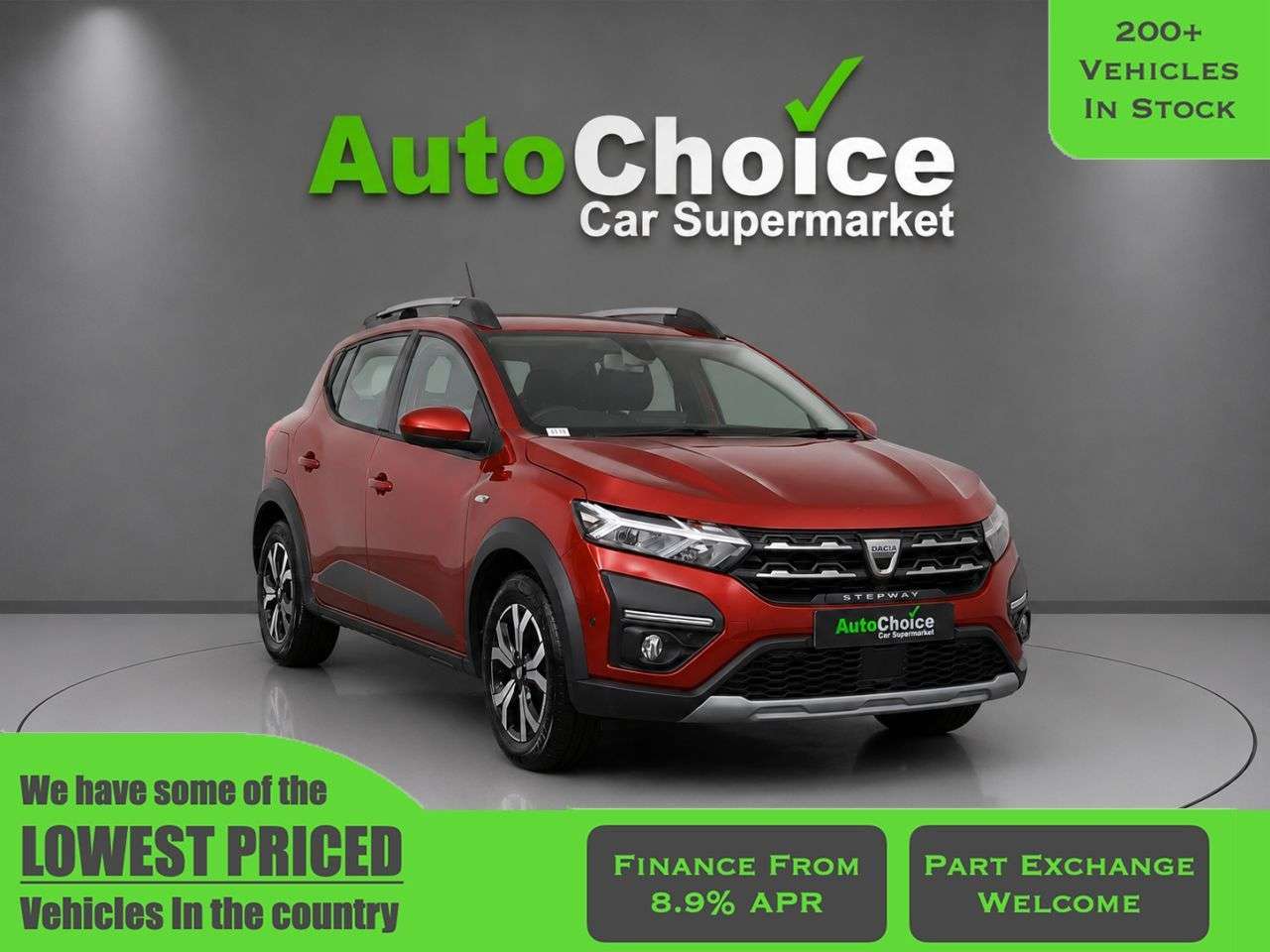 A 2021 DACIA SANDERO STEPWAY 1.0 TCe Prestige Hatchback 5dr Petrol Manual Euro 6 (s/s) (90 ps) in Blackb A 2021 DACIA SANDERO STEPWAY 1.0 TCe Prestige Hatchback 5dr Petrol Manual Euro 6 (s/s) (90 ps) in Blackb