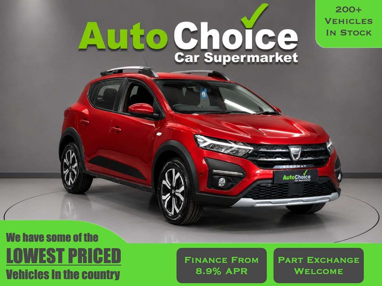A 2021 DACIA SANDERO STEPWAY 1.0 TCe Prestige Hatchback 5dr Petrol Manual Euro 6 (s/s) (90 ps) in Blackb A 2021 DACIA SANDERO STEPWAY 1.0 TCe Prestige Hatchback 5dr Petrol Manual Euro 6 (s/s) (90 ps) in Blackb