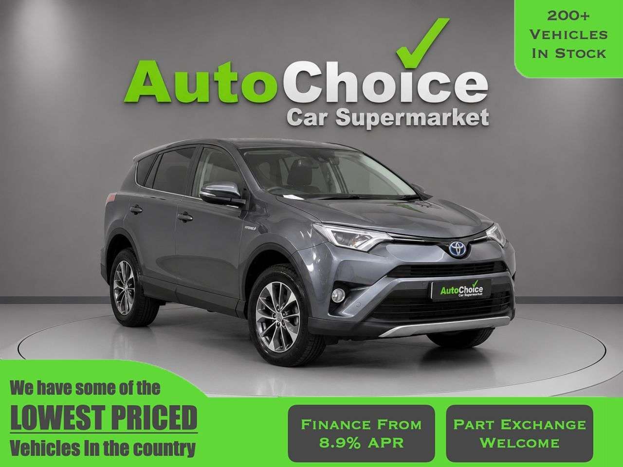 A 2018 TOYOTA RAV4 2.5 VVT-h Icon SUV 5dr Petrol Hybrid CVT Euro 6 (s/s) (197 ps) in Blackburn A 2018 TOYOTA RAV4 2.5 VVT-h Icon SUV 5dr Petrol Hybrid CVT Euro 6 (s/s) (197 ps) in Blackburn