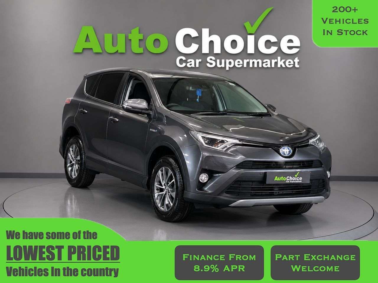 A 2018 TOYOTA RAV4 2.5 VVT-h Icon SUV 5dr Petrol Hybrid CVT Euro 6 (s/s) (197 ps) in Blackburn A 2018 TOYOTA RAV4 2.5 VVT-h Icon SUV 5dr Petrol Hybrid CVT Euro 6 (s/s) (197 ps) in Blackburn