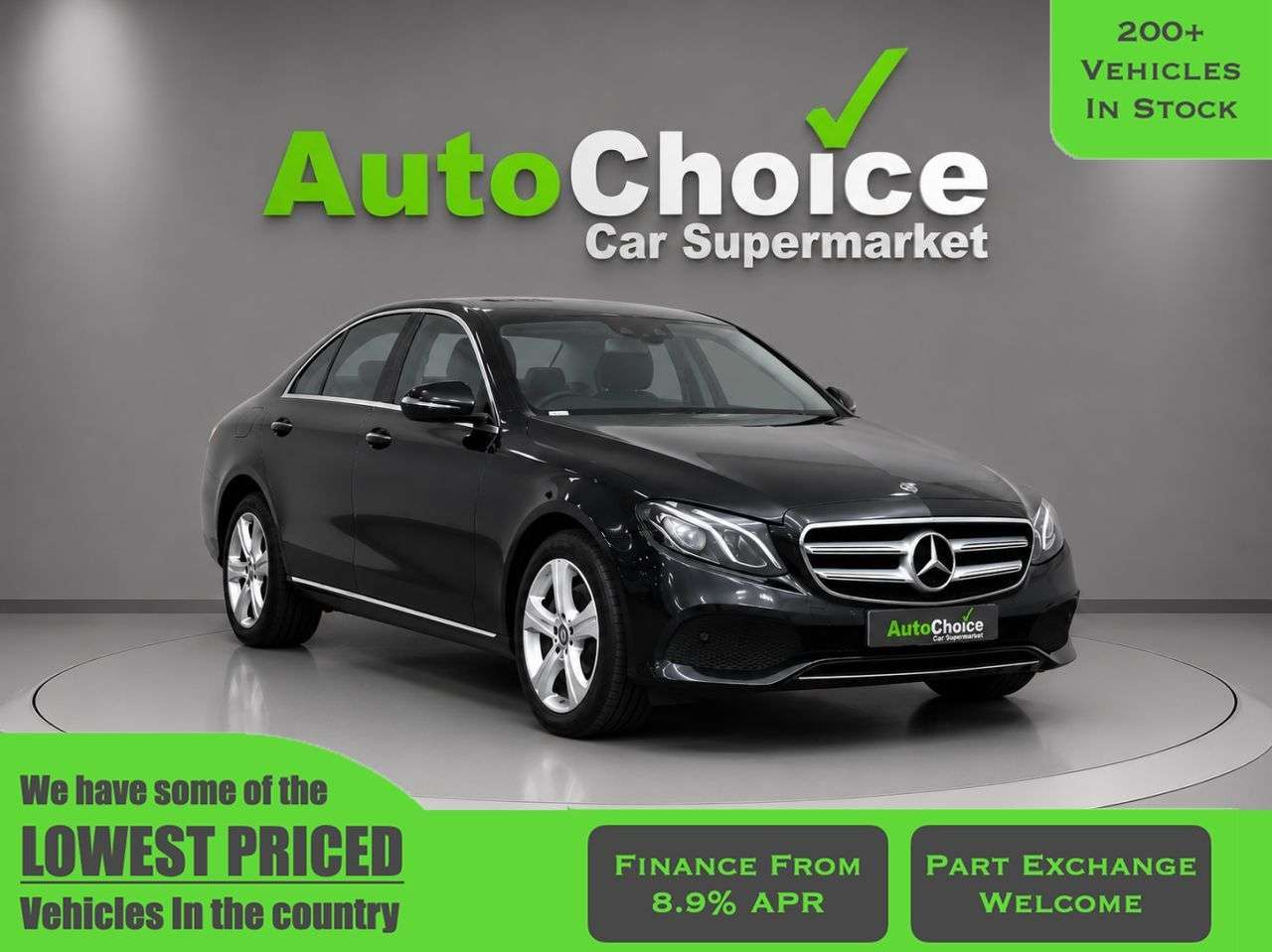 A 2017 MERCEDES-BENZ E CLASS 2.0 E220d SE Saloon 4dr Diesel G-Tronic+ 4MATIC Euro 6 (s/s) (194 ps) in Bl A 2017 MERCEDES-BENZ E CLASS 2.0 E220d SE Saloon 4dr Diesel G-Tronic+ 4MATIC Euro 6 (s/s) (194 ps) in Bl