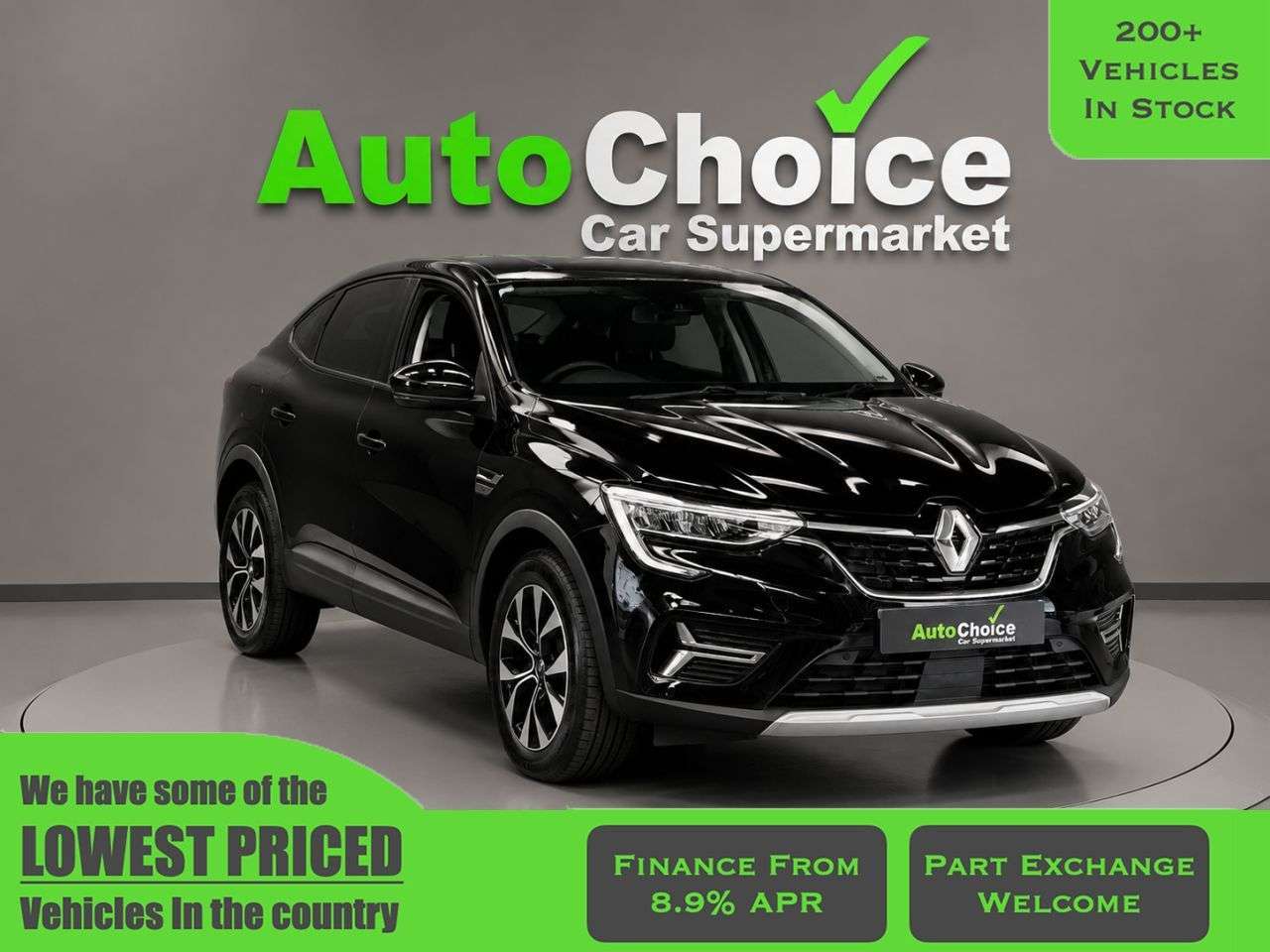 A 2022 RENAULT ARKANA 1.6 E-TECH Iconic SUV 5dr Petrol Hybrid Auto 2WD Euro 6 (s/s) (145 bhp) in A 2022 RENAULT ARKANA 1.6 E-TECH Iconic SUV 5dr Petrol Hybrid Auto 2WD Euro 6 (s/s) (145 bhp) in