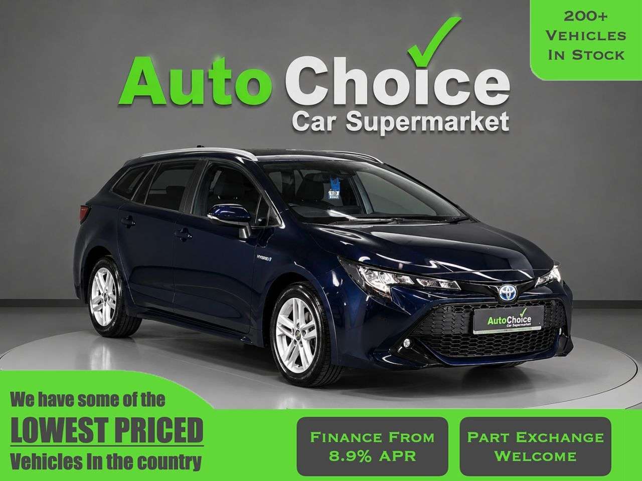 A 2021 TOYOTA COROLLA 2.0 VVT-h GPF Icon Tech Touring Sports 5dr Petrol Hybrid CVT Euro 6 (s/s) ( A 2021 TOYOTA COROLLA 2.0 VVT-h GPF Icon Tech Touring Sports 5dr Petrol Hybrid CVT Euro 6 (s/s) (