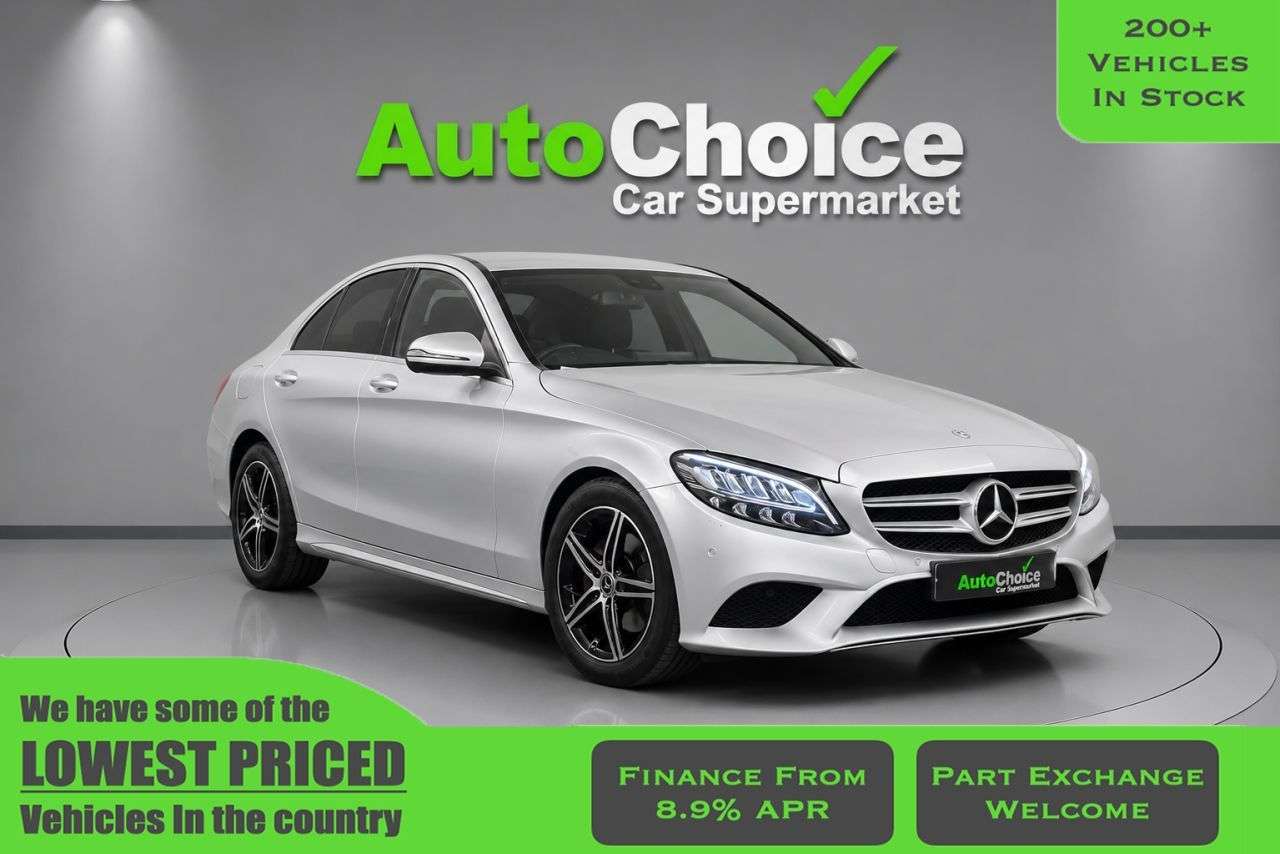 A 2019 MERCEDES-BENZ C CLASS 2.0 C220d Sport Saloon 4dr Diesel G-Tronic+ Euro 6 (s/s) (194 ps) in Blackb A 2019 MERCEDES-BENZ C CLASS 2.0 C220d Sport Saloon 4dr Diesel G-Tronic+ Euro 6 (s/s) (194 ps) in Blackb
