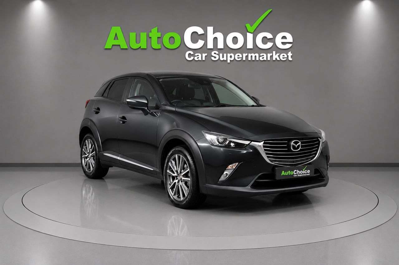 A 2018 MAZDA CX-3 2.0 SKYACTIV-G Sport Nav SUV 5dr Petrol Manual Euro 6 (s/s) (121 ps) in Bla A 2018 MAZDA CX-3 2.0 SKYACTIV-G Sport Nav SUV 5dr Petrol Manual Euro 6 (s/s) (121 ps) in Bla