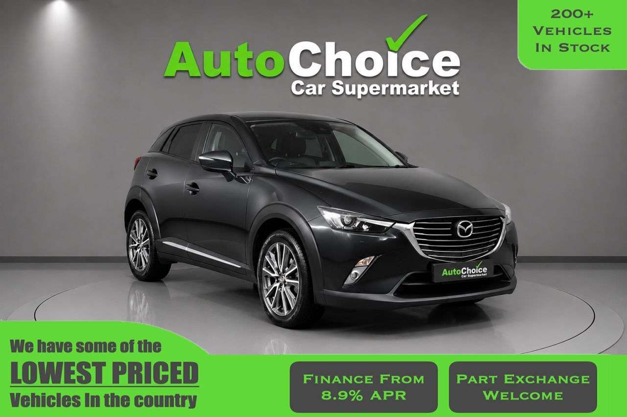 A 2018 MAZDA CX-3 2.0 SKYACTIV-G Sport Nav SUV 5dr Petrol Manual Euro 6 (s/s) (121 ps) in Bla A 2018 MAZDA CX-3 2.0 SKYACTIV-G Sport Nav SUV 5dr Petrol Manual Euro 6 (s/s) (121 ps) in Bla