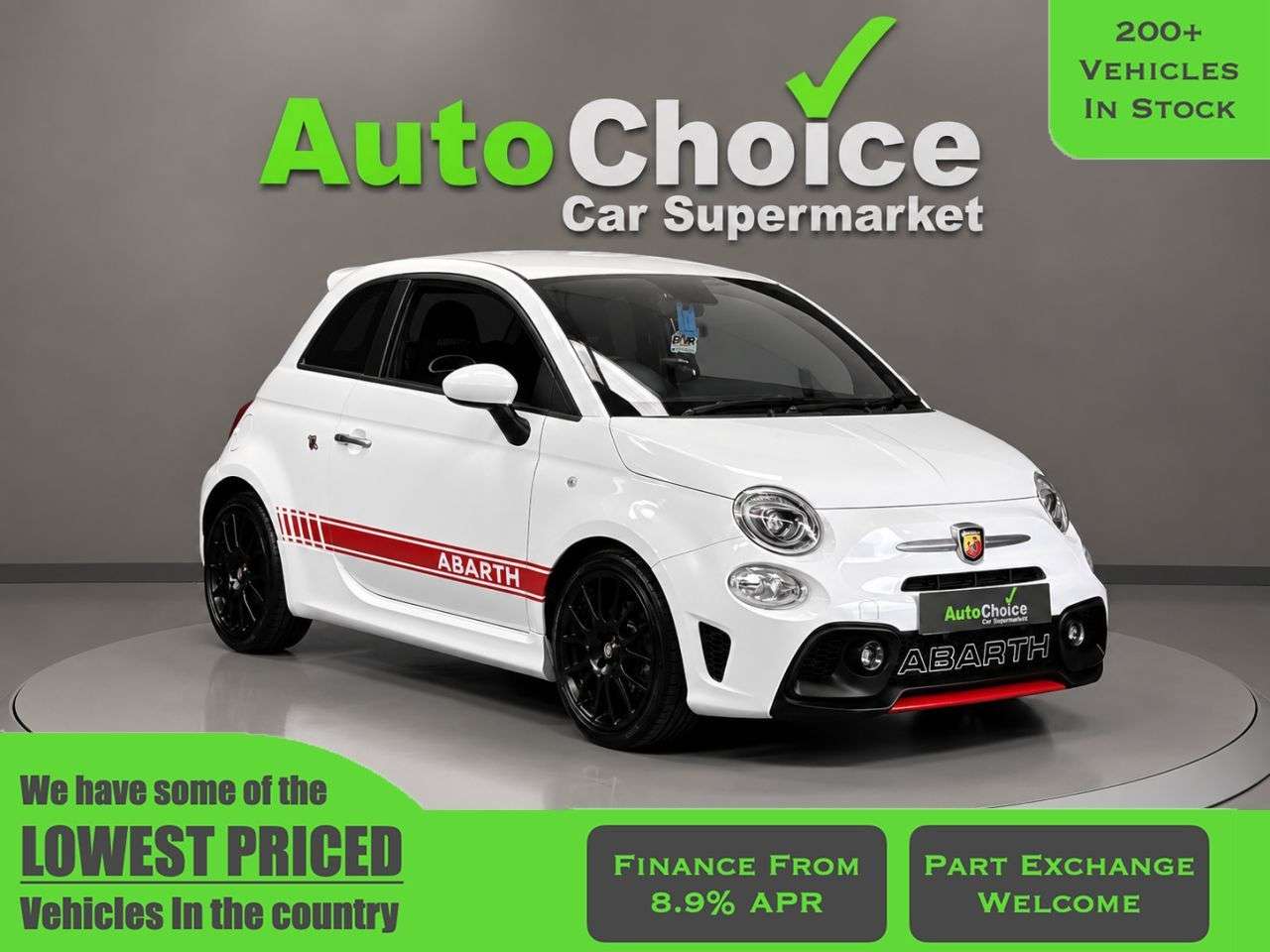 A 2022 ABARTH 595 1.4 T-Jet F595 Pista Hatchback 3dr Petrol Manual Euro 6 (165 bhp) in Blackb A 2022 ABARTH 595 1.4 T-Jet F595 Pista Hatchback 3dr Petrol Manual Euro 6 (165 bhp) in Blackb
