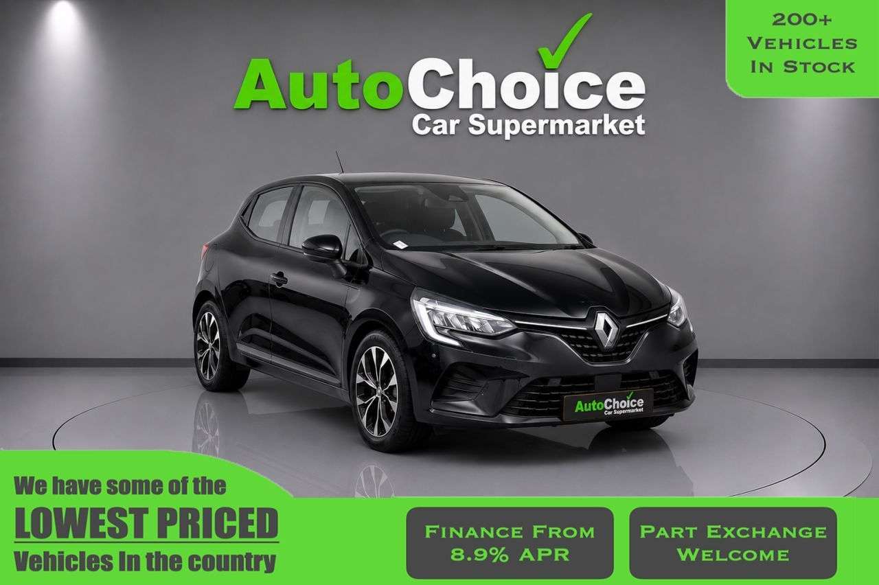 A 2021 RENAULT CLIO 1.0 TCe Iconic Hatchback 5dr Petrol Manual Euro 6 (s/s) (90 ps) in Blackbur A 2021 RENAULT CLIO 1.0 TCe Iconic Hatchback 5dr Petrol Manual Euro 6 (s/s) (90 ps) in Blackbur