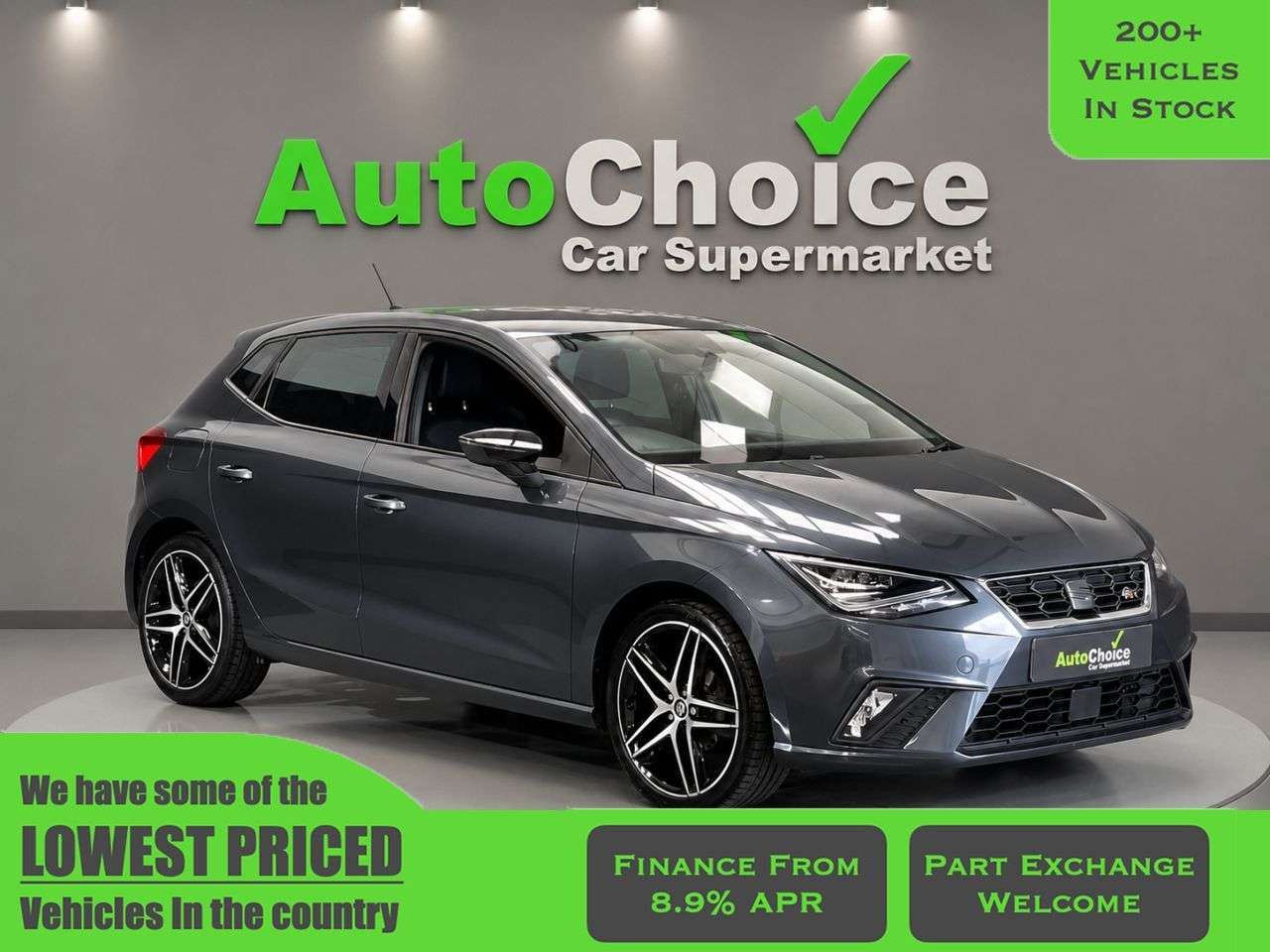 A 2021 SEAT IBIZA 1.0 TSI FR Sport Hatchback 5dr Petrol Manual Euro 6 (s/s) GPF (95 ps) in Bl A 2021 SEAT IBIZA 1.0 TSI FR Sport Hatchback 5dr Petrol Manual Euro 6 (s/s) GPF (95 ps) in Bl