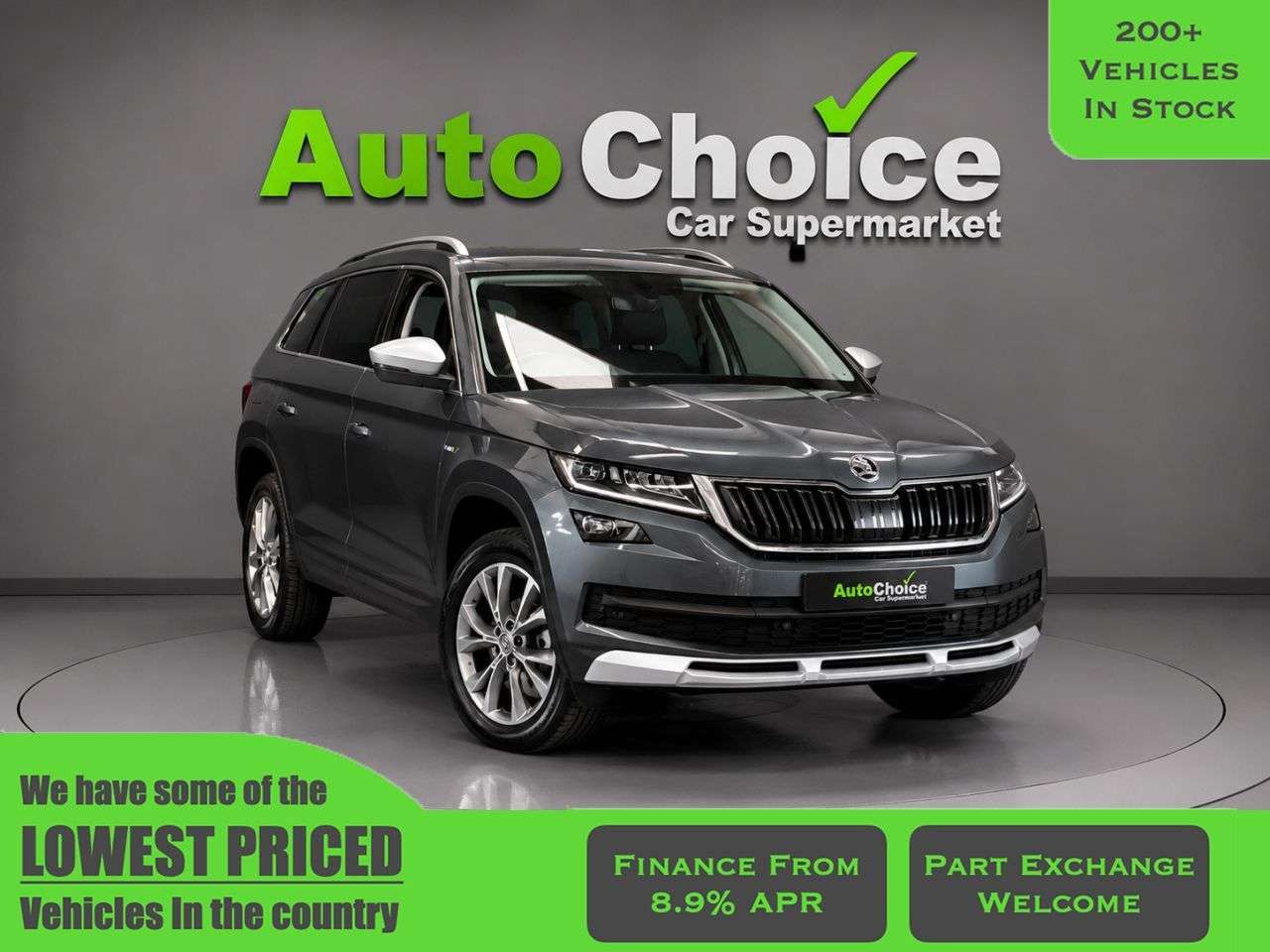 A 2017 SKODA KODIAQ 2.0 TSI Scout SUV 5dr Petrol DSG 4WD Euro 6 (s/s) (7 Seat) (180 ps) in Blac A 2017 SKODA KODIAQ 2.0 TSI Scout SUV 5dr Petrol DSG 4WD Euro 6 (s/s) (7 Seat) (180 ps) in Blac