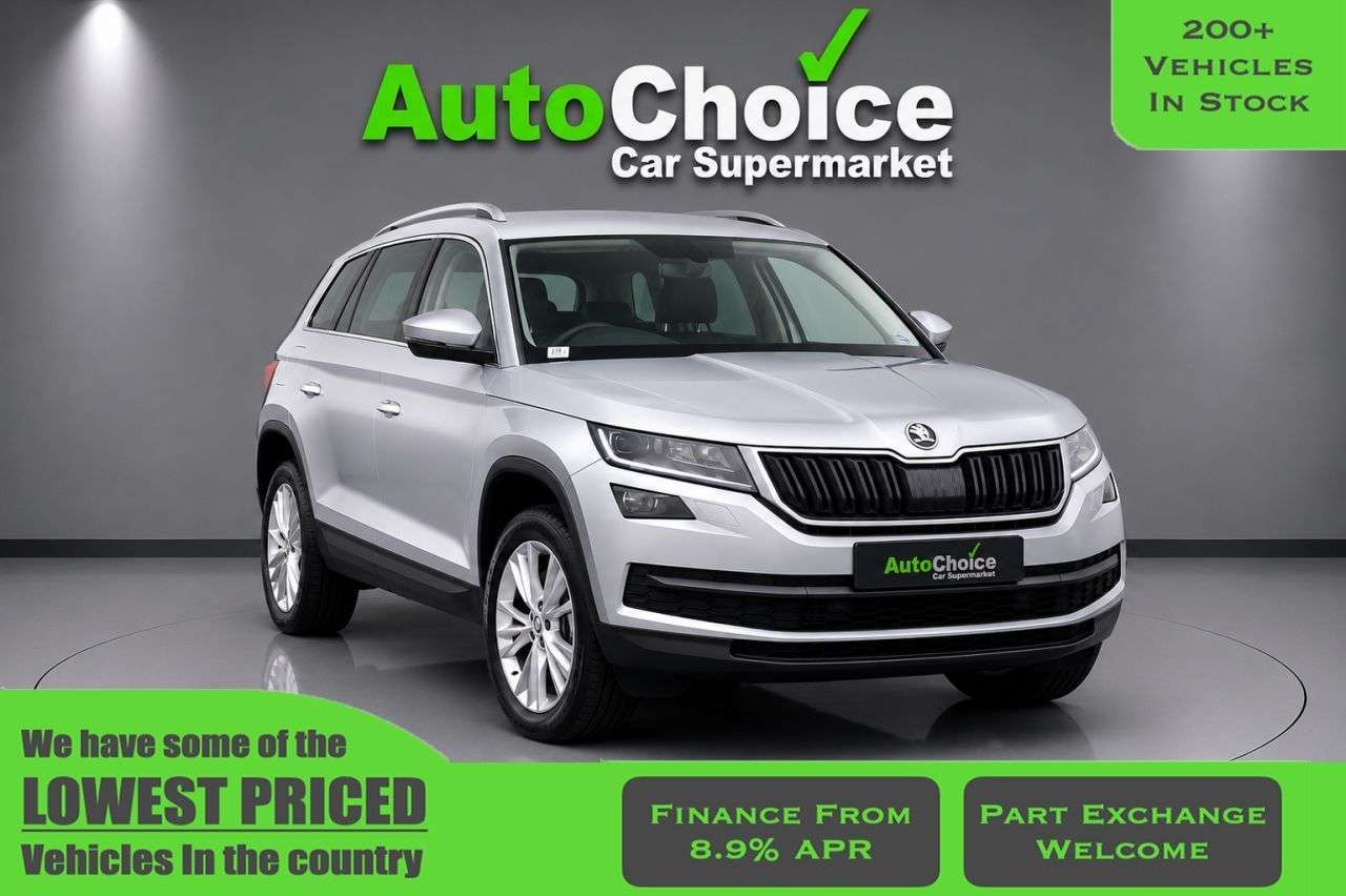 A 2019 SKODA KODIAQ 1.5 TSI ACT SE L SUV 5dr Petrol DSG Euro 6 (s/s) (7 Seat) (150 ps) in Black A 2019 SKODA KODIAQ 1.5 TSI ACT SE L SUV 5dr Petrol DSG Euro 6 (s/s) (7 Seat) (150 ps) in Black