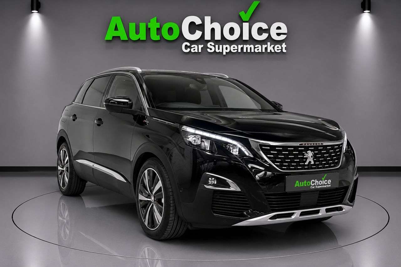 A 2019 PEUGEOT 5008 1.5 BlueHDi GT Line Premium SUV 5dr Diesel EAT Euro 6 (s/s) (130 ps) in Bla A 2019 PEUGEOT 5008 1.5 BlueHDi GT Line Premium SUV 5dr Diesel EAT Euro 6 (s/s) (130 ps) in Bla