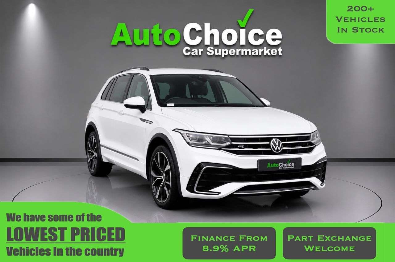 A 2021 VOLKSWAGEN TIGUAN 1.5 TSI R-Line SUV 5dr Petrol DSG Euro 6 (s/s) (150 ps) in Blackburn Financ A 2021 VOLKSWAGEN TIGUAN 1.5 TSI R-Line SUV 5dr Petrol DSG Euro 6 (s/s) (150 ps) in Blackburn Financ