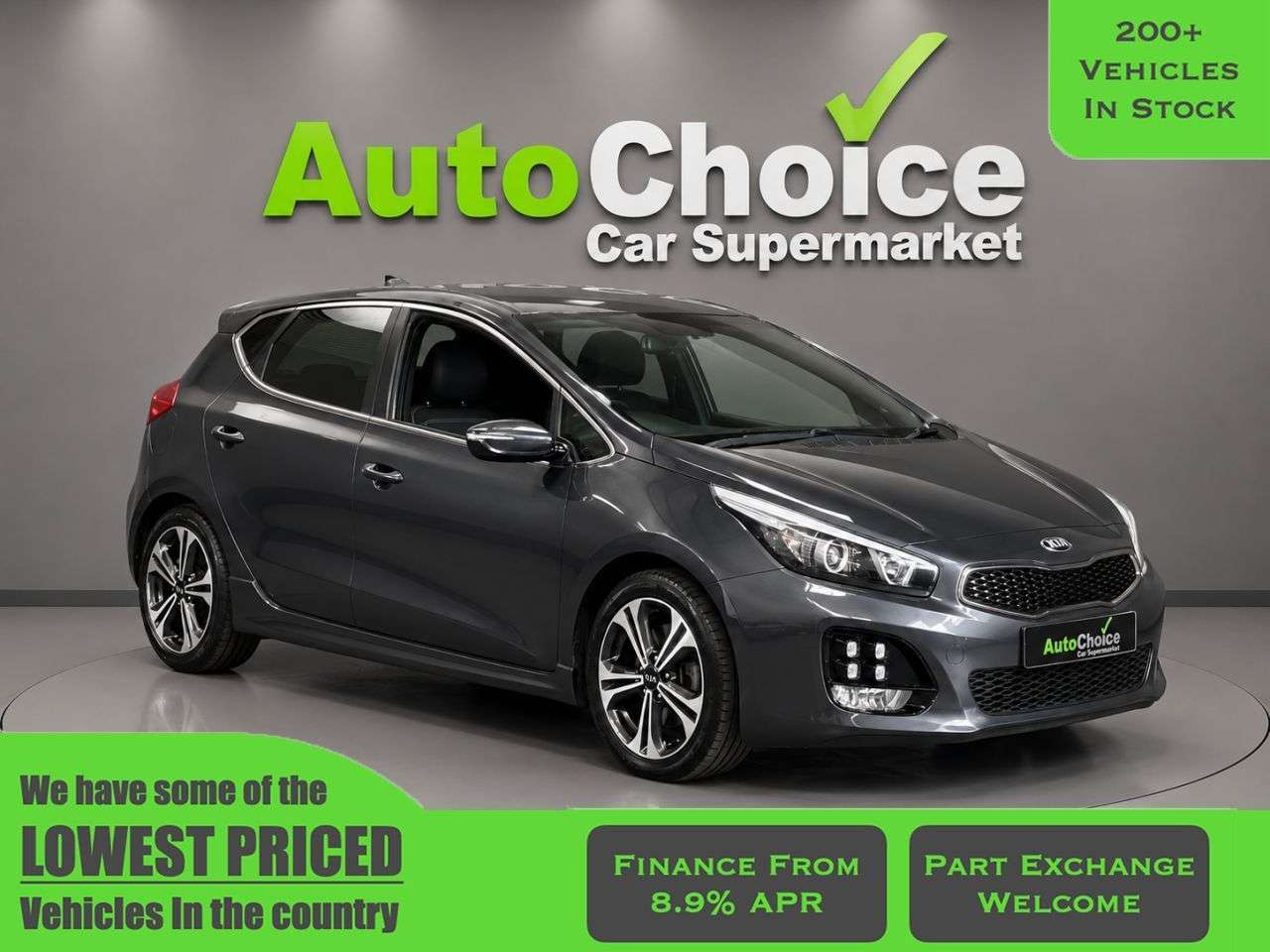 A 2018 KIA CEED 1.6 CRDi GT-Line Hatchback 5dr Diesel Manual Euro 6 (s/s) (134 bhp) in Blac A 2018 KIA CEED 1.6 CRDi GT-Line Hatchback 5dr Diesel Manual Euro 6 (s/s) (134 bhp) in Blac