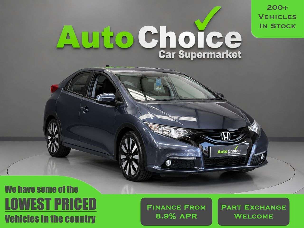 A 2014 HONDA CIVIC 1.8 i-VTEC SE Plus Hatchback 5dr Petrol Auto Euro 5 (142 ps) in Blackburn F A 2014 HONDA CIVIC 1.8 i-VTEC SE Plus Hatchback 5dr Petrol Auto Euro 5 (142 ps) in Blackburn F