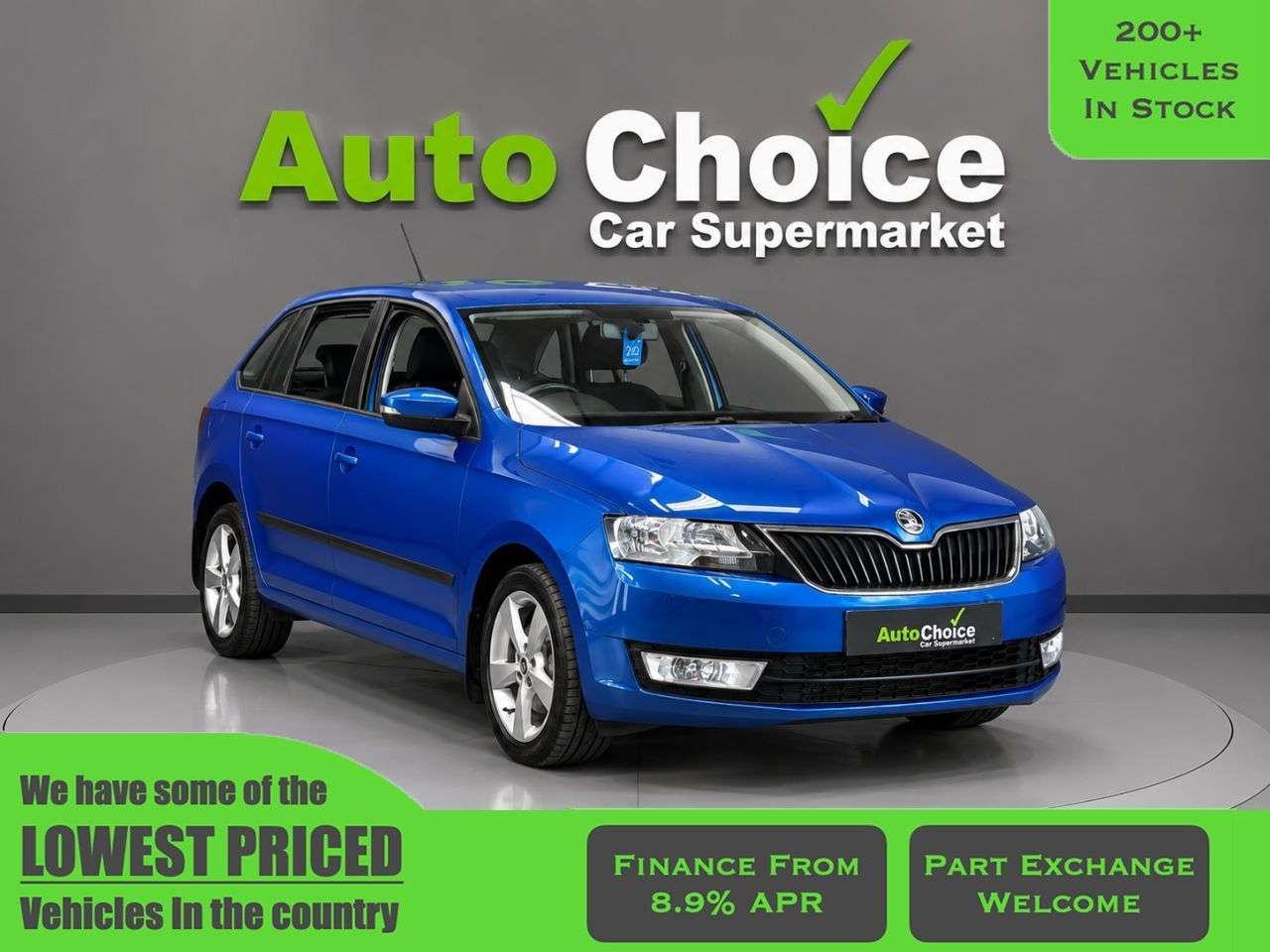 A 2017 SKODA RAPID SPACEBACK 1.6 TDI SE Tech Hatchback 5dr Diesel Manual Euro 6 (s/s) (115 ps) in Blackb A 2017 SKODA RAPID SPACEBACK 1.6 TDI SE Tech Hatchback 5dr Diesel Manual Euro 6 (s/s) (115 ps) in Blackb