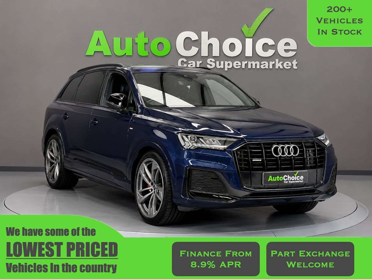A 2021 AUDI Q7 3.0 TDI V6 50 Black Edition SUV 5dr Diesel Tiptronic quattro Euro 6 (s/s) ( A 2021 AUDI Q7 3.0 TDI V6 50 Black Edition SUV 5dr Diesel Tiptronic quattro Euro 6 (s/s) (