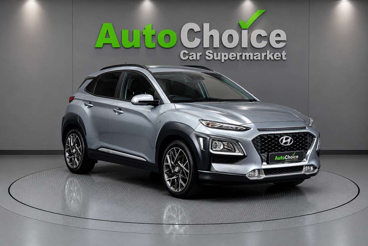 A 2020 HYUNDAI KONA 1.6 h-GDi Premium SUV 5dr Petrol Hybrid DCT Euro 6 (s/s) (141 ps) in Blackb A 2020 HYUNDAI KONA 1.6 h-GDi Premium SUV 5dr Petrol Hybrid DCT Euro 6 (s/s) (141 ps) in Blackb