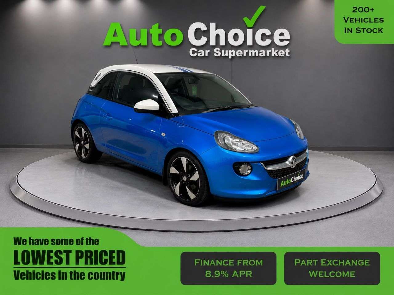 A 2015 VAUXHALL ADAM 1.4 16v SLAM Hatchback 3dr Petrol Manual Euro 5 (100 ps) A 2015 VAUXHALL ADAM 1.4 16v SLAM Hatchback 3dr Petrol Manual Euro 5 (100 ps)