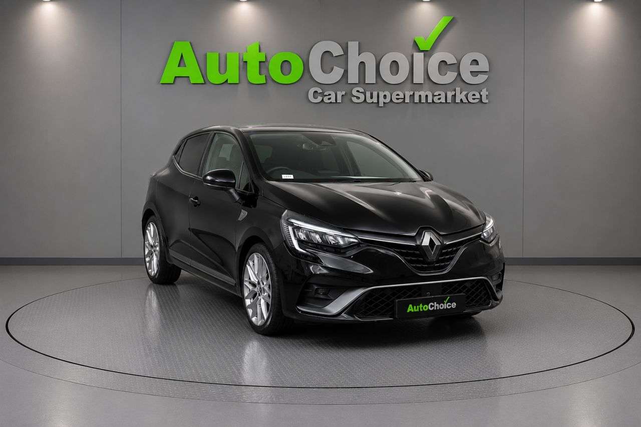A 2023 RENAULT CLIO 1.0 TCe RS Line Hatchback 5dr Petrol Manual Euro 6 (s/s) (90 ps) in Blackbu A 2023 RENAULT CLIO 1.0 TCe RS Line Hatchback 5dr Petrol Manual Euro 6 (s/s) (90 ps) in Blackbu