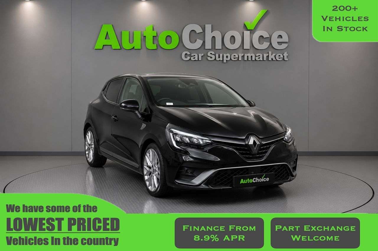 A 2023 RENAULT CLIO 1.0 TCe RS Line Hatchback 5dr Petrol Manual Euro 6 (s/s) (90 ps) in Blackbu A 2023 RENAULT CLIO 1.0 TCe RS Line Hatchback 5dr Petrol Manual Euro 6 (s/s) (90 ps) in Blackbu