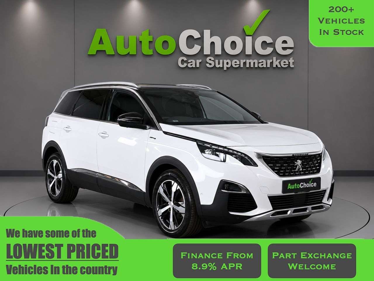 A 2018 PEUGEOT 5008 1.2 PureTech GT Line SUV 5dr Petrol Manual Euro 6 (s/s) (130 ps) in Blackbu A 2018 PEUGEOT 5008 1.2 PureTech GT Line SUV 5dr Petrol Manual Euro 6 (s/s) (130 ps) in Blackbu