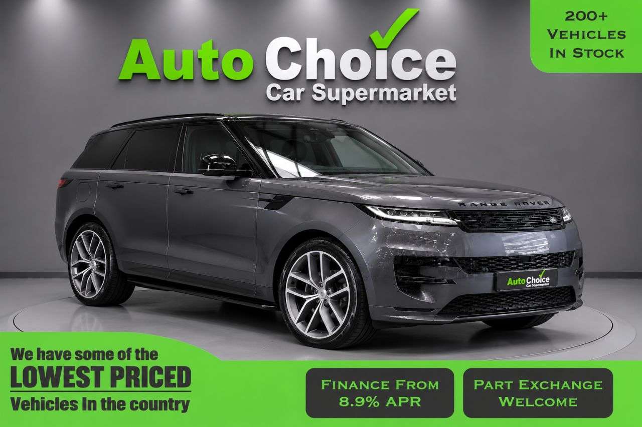 A 2023 LAND ROVER RANGE ROVER SPORT 3.0 P400 MHEV Autobiography SUV 5dr Petrol Auto 4WD Euro 6 (s/s) (400 ps) i A 2023 LAND ROVER RANGE ROVER SPORT 3.0 P400 MHEV Autobiography SUV 5dr Petrol Auto 4WD Euro 6 (s/s) (400 ps) i