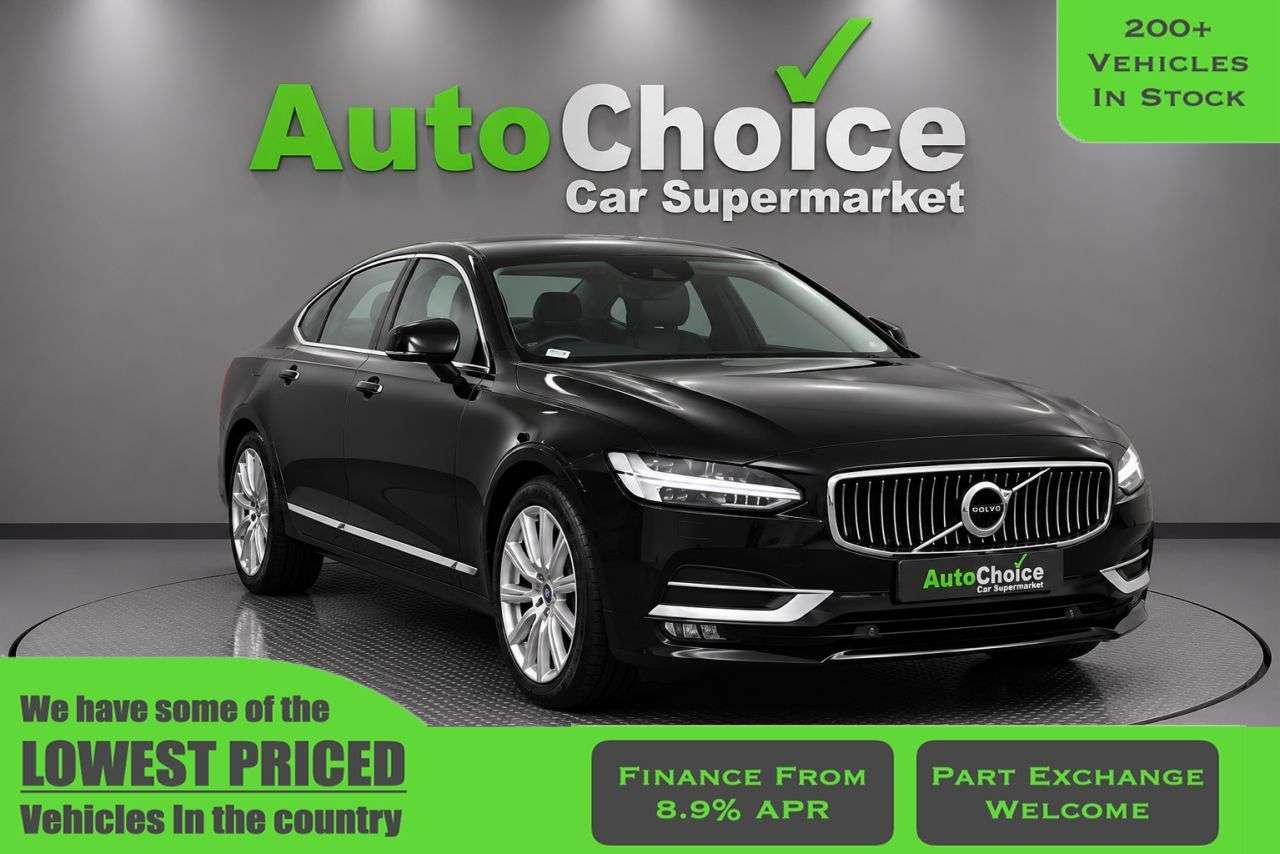 A 2017 VOLVO S90 2.0 D4 Inscription Saloon 4dr Diesel Auto Euro 6 (s/s) (190 ps) in Blackbur A 2017 VOLVO S90 2.0 D4 Inscription Saloon 4dr Diesel Auto Euro 6 (s/s) (190 ps) in Blackbur