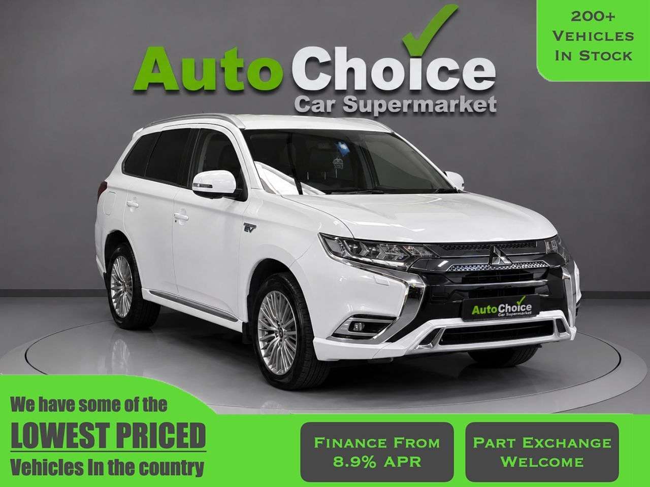 A 2019 MITSUBISHI OUTLANDER 2.4h TwinMotor 13.8kWh 4h SUV 5dr Petrol Plug-in Hybrid CVT 4WD Euro 6 (s/s A 2019 MITSUBISHI OUTLANDER 2.4h TwinMotor 13.8kWh 4h SUV 5dr Petrol Plug-in Hybrid CVT 4WD Euro 6 (s/s