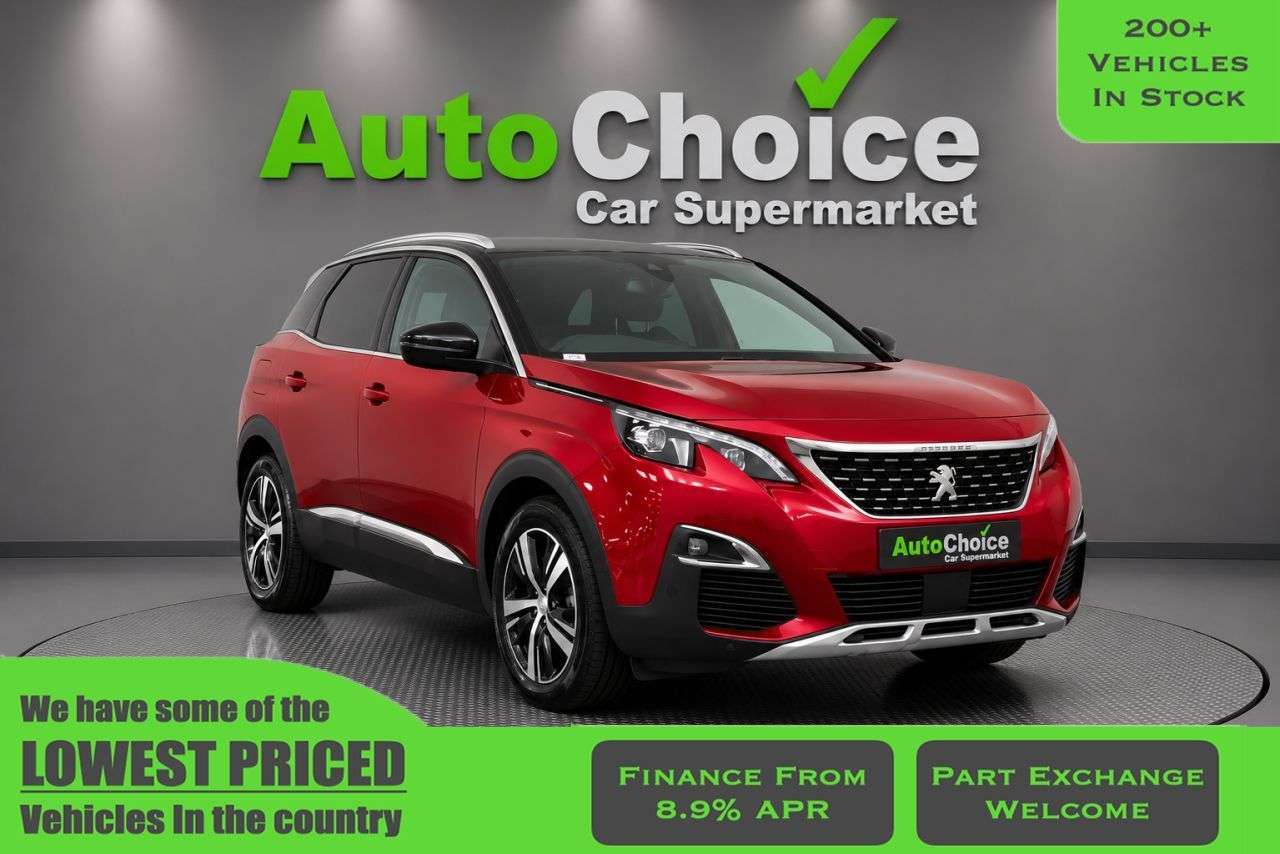 A 2018 PEUGEOT 3008 1.6 THP GT Line SUV 5dr Petrol EAT Euro 6 (s/s) (165 ps) in Blackburn Finan A 2018 PEUGEOT 3008 1.6 THP GT Line SUV 5dr Petrol EAT Euro 6 (s/s) (165 ps) in Blackburn Finan
