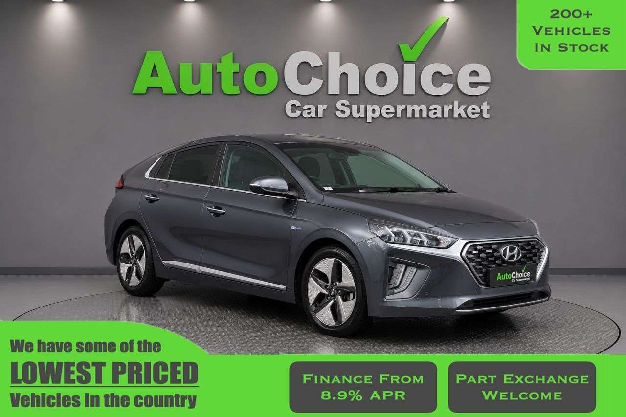 A 2019 HYUNDAI IONIQ 1.6 h-GDi GPF Premium SE Hatchback 5dr Petrol Hybrid DCT Euro 6 (s/s) (141 A 2019 HYUNDAI IONIQ 1.6 h-GDi GPF Premium SE Hatchback 5dr Petrol Hybrid DCT Euro 6 (s/s) (141