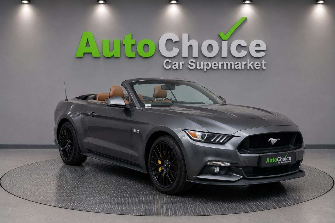 A 2016 FORD MUSTANG 5.0 V8 GT Convertible 2dr Petrol SelShift Euro 6 (416 bhp) in Blackburn Fin A 2016 FORD MUSTANG 5.0 V8 GT Convertible 2dr Petrol SelShift Euro 6 (416 bhp) in Blackburn Fin
