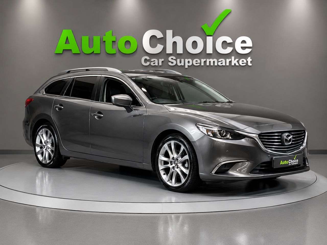 A 2017 MAZDA MAZDA6 2.2 SKYACTIV-D Sport Nav Estate 5dr Diesel Auto Euro 6 (s/s) (175 ps) in Bl A 2017 MAZDA MAZDA6 2.2 SKYACTIV-D Sport Nav Estate 5dr Diesel Auto Euro 6 (s/s) (175 ps) in Bl