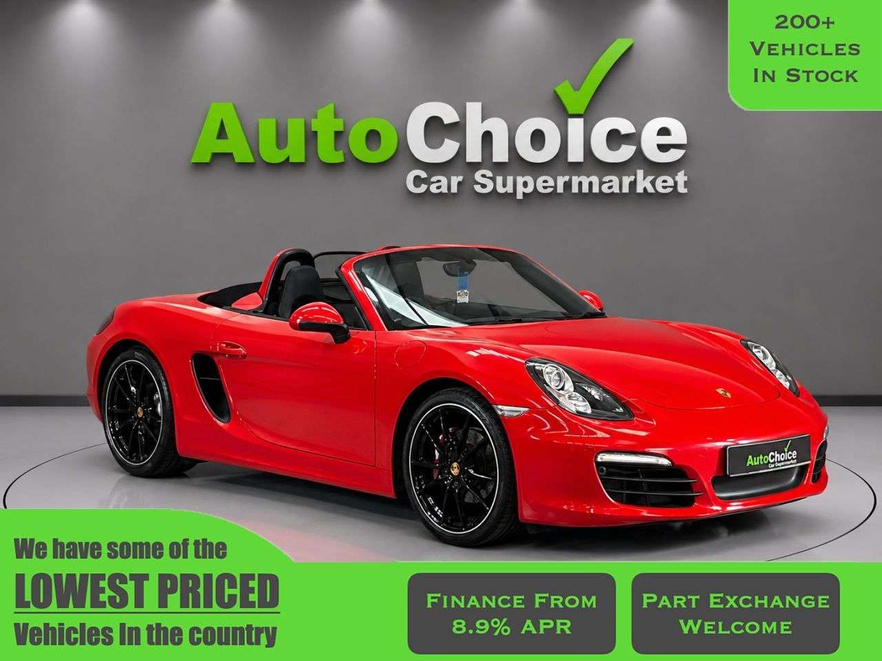 A 2015 PORSCHE BOXSTER 2.7 981 Convertible 2dr Petrol PDK Euro 6 (s/s) (265 ps) in Blackburn Finan A 2015 PORSCHE BOXSTER 2.7 981 Convertible 2dr Petrol PDK Euro 6 (s/s) (265 ps) in Blackburn Finan