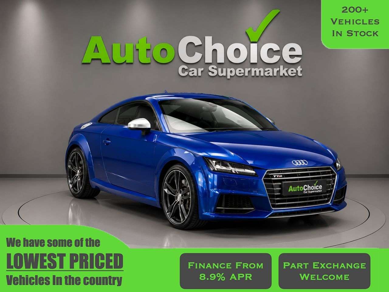 A 2016 AUDI TTS 2.0 TFSI Coupe 3dr Petrol S Tronic quattro Euro 6 (s/s) (310 ps) in Blackbu A 2016 AUDI TTS 2.0 TFSI Coupe 3dr Petrol S Tronic quattro Euro 6 (s/s) (310 ps) in Blackbu