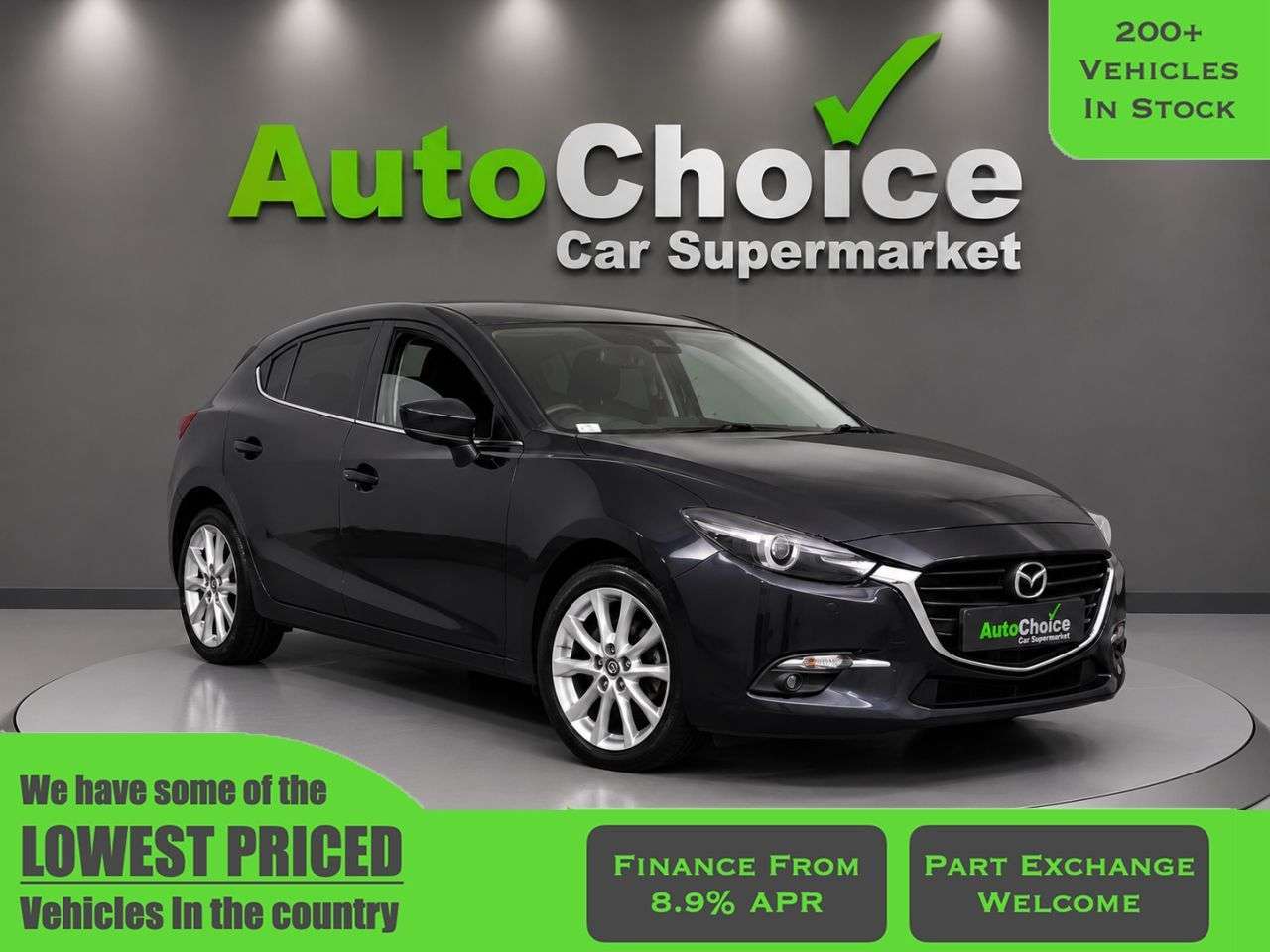 A 2017 MAZDA MAZDA3 2.0 SKYACTIV-G Sport Nav Hatchback 5dr Petrol Auto Euro 6 (s/s) (121 ps) in A 2017 MAZDA MAZDA3 2.0 SKYACTIV-G Sport Nav Hatchback 5dr Petrol Auto Euro 6 (s/s) (121 ps) in