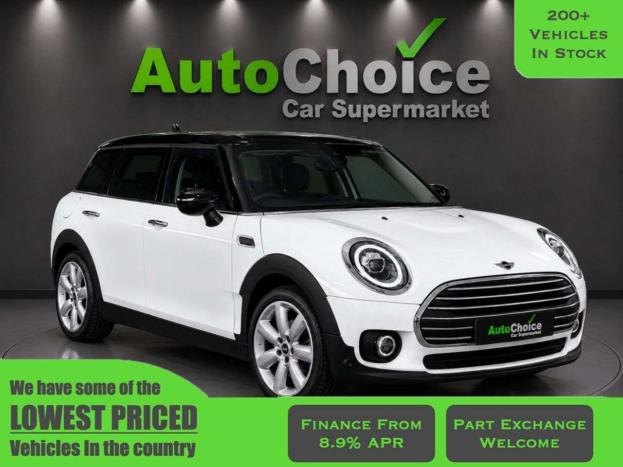 A 2020 MINI CLUBMAN 1.5 Cooper Exclusive Estate 6dr Petrol Steptronic Euro 6 (s/s) (136 ps) in A 2020 MINI CLUBMAN 1.5 Cooper Exclusive Estate 6dr Petrol Steptronic Euro 6 (s/s) (136 ps) in