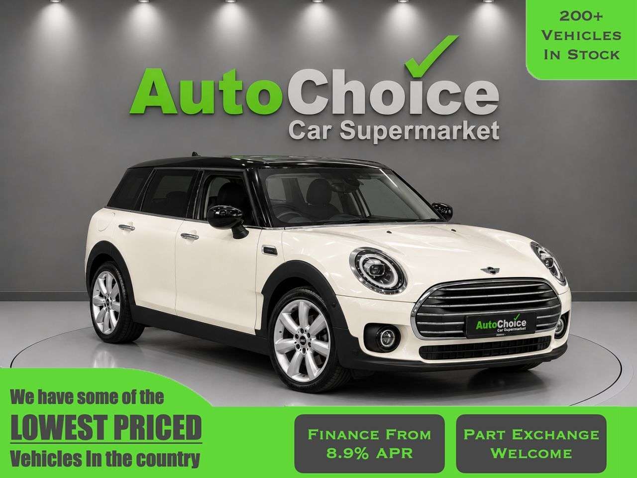 A 2020 MINI CLUBMAN 1.5 Cooper Exclusive Estate 6dr Petrol Steptronic Euro 6 (s/s) (136 ps) in A 2020 MINI CLUBMAN 1.5 Cooper Exclusive Estate 6dr Petrol Steptronic Euro 6 (s/s) (136 ps) in