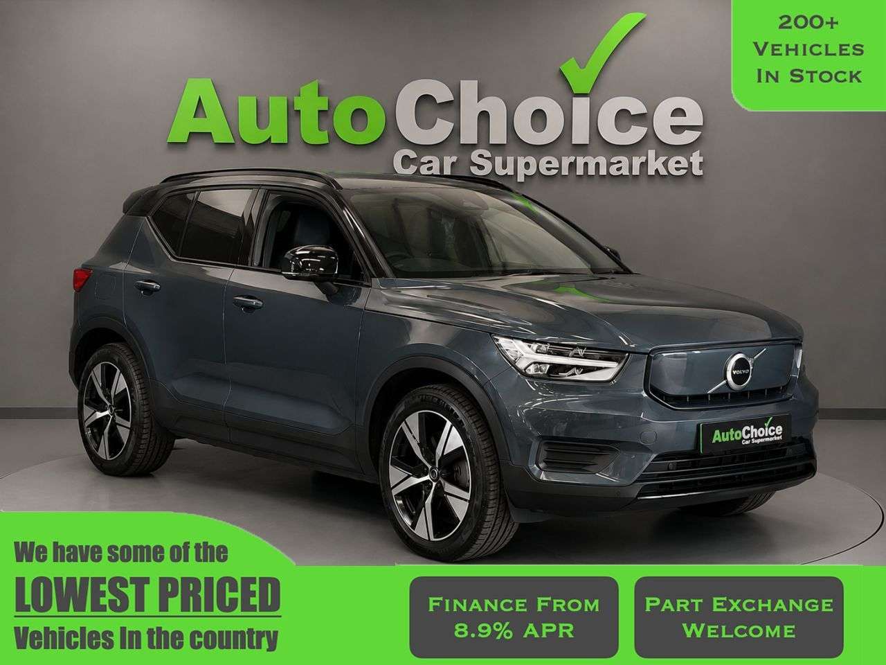 A 2021 VOLVO XC40 Recharge Twin 78kWh SUV 5dr Electric Auto AWD (408 ps) in Blackburn Finance A 2021 VOLVO XC40 Recharge Twin 78kWh SUV 5dr Electric Auto AWD (408 ps) in Blackburn Finance