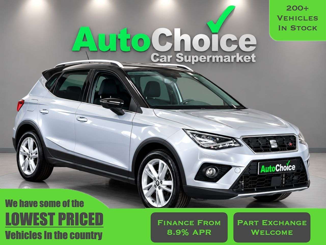 A 2018 SEAT ARONA 1.0 TSI GPF FR SUV 5dr Petrol Manual Euro 6 (s/s) (115 ps) in Blackburn Fin A 2018 SEAT ARONA 1.0 TSI GPF FR SUV 5dr Petrol Manual Euro 6 (s/s) (115 ps) in Blackburn Fin
