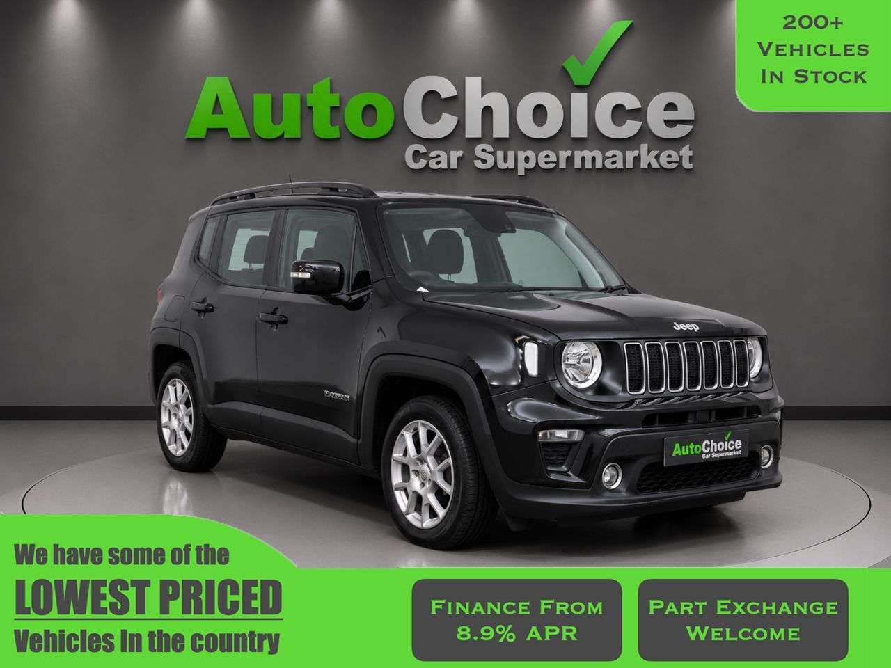 A 2022 JEEP RENEGADE 1.0 GSE T3 Longitude SUV 5dr Petrol Manual Euro 6 (s/s) (120 ps) in Blackbu A 2022 JEEP RENEGADE 1.0 GSE T3 Longitude SUV 5dr Petrol Manual Euro 6 (s/s) (120 ps) in Blackbu