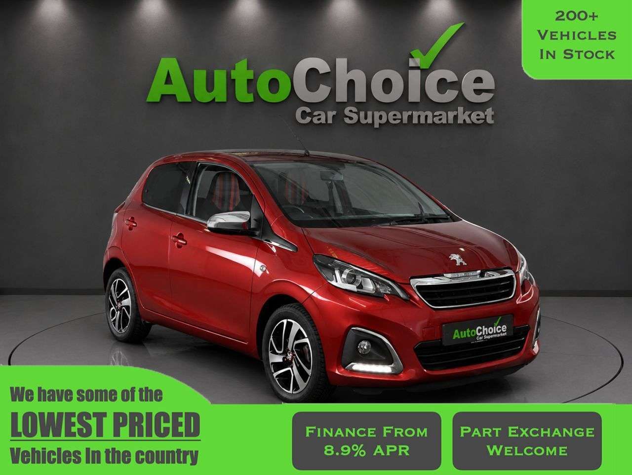 A 2020 PEUGEOT 108 1.0 Collection Hatchback 5dr Petrol Manual Euro 6 (s/s) (72 ps) in Blackbur A 2020 PEUGEOT 108 1.0 Collection Hatchback 5dr Petrol Manual Euro 6 (s/s) (72 ps) in Blackbur